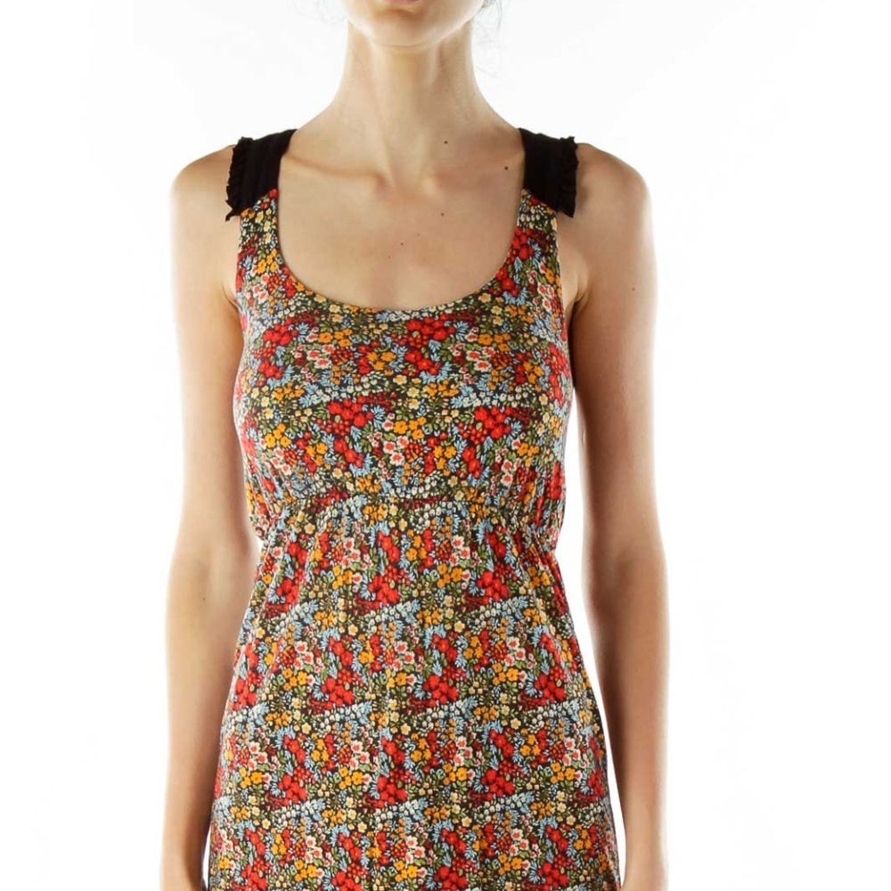 Everyly Multi-Color Foral Day Dress - Picture 4 of 4